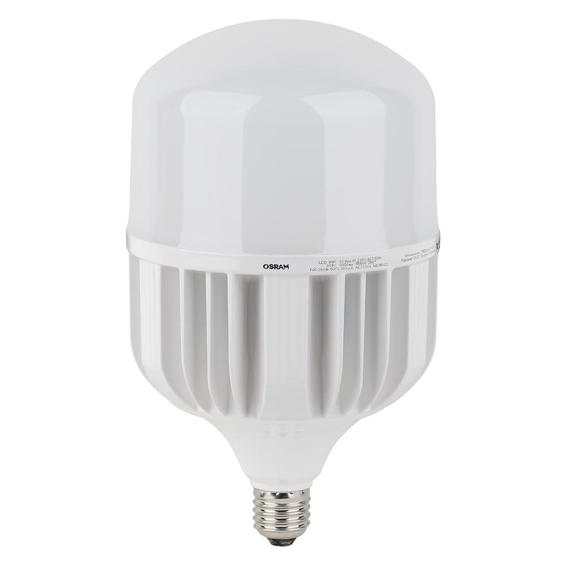 Лампа светодиодная LED HW T 80Вт (замена 800Вт) матовая 6500К холод. бел. E27/E40 8000лм угол пучка 200град. 140-265В PF&gt;/=09 OSRAM 4058075576957