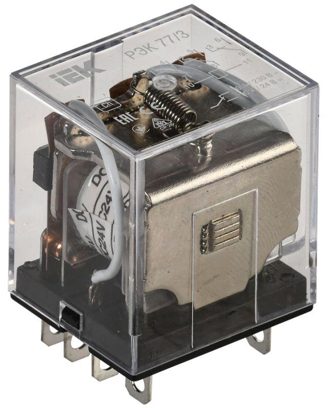 Реле РЭК 77-3 10А 24В DC ИЭК RRP10-3-10-024D