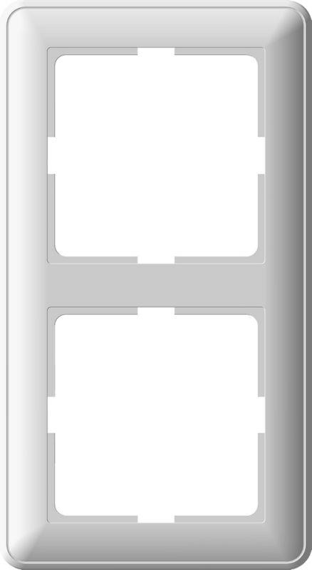 Рамка 2-м W59 бел. SchE KD-2-18 (КД-2-18)