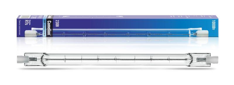 Лампа галогенная J189 1000Вт линейная R7s 2850К 240В лин. 189мм Camelion 2938