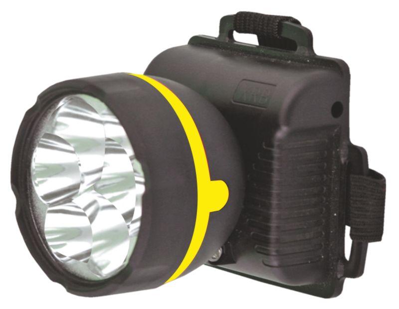 Фонарь налобный 909LED5 (5LED 1 режим; 3хR6 черн.) Ultraflash 11781